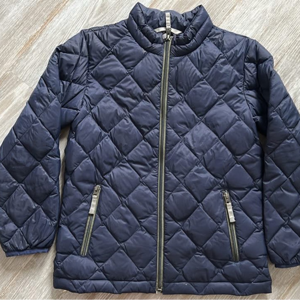 Hanna Andersson Navy Kids Puffer Jacket